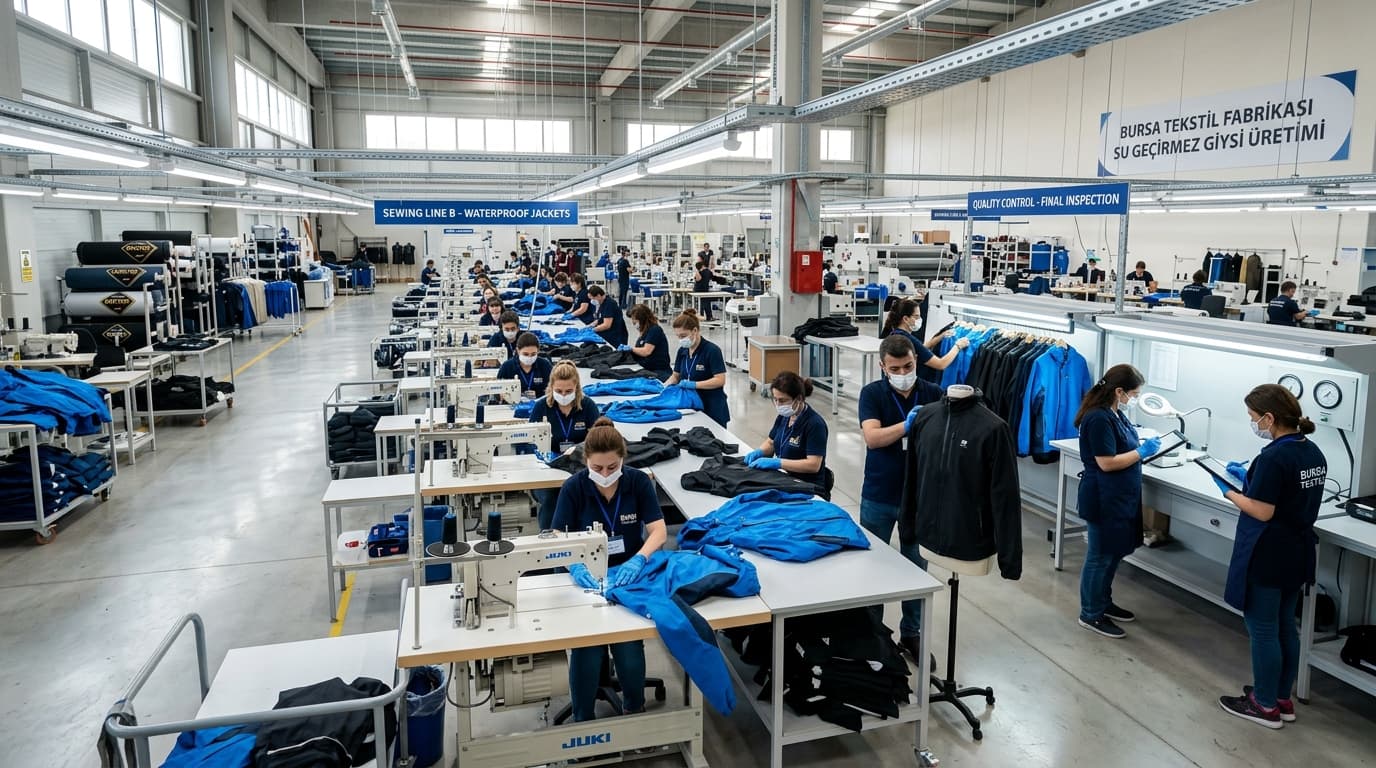 Bursa Yağmurluk Üreticileri ve Fabrikadan Doğrudan Alımın Avantajları - Turateks Yağmurluk Blog